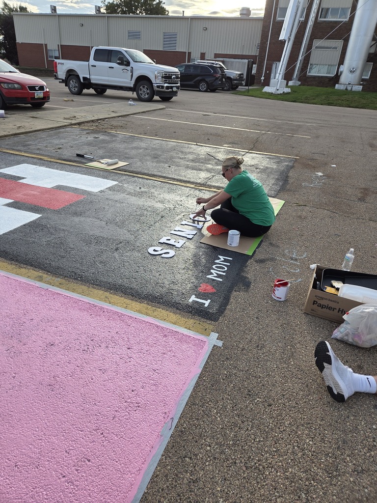 Senior Parking Lot painting