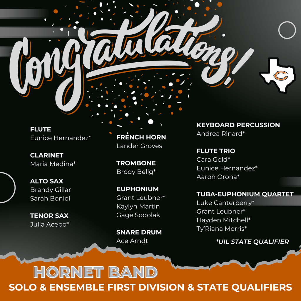 ๐ถ๐ Congratulations to our Hornet Band members on their outstanding performances at Solo & Ensemble! ๐
๐บ