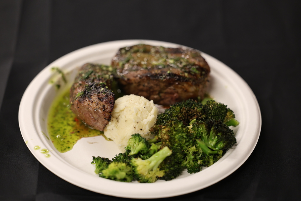 A five-star meal, right here at CHS! ⭐️ The Caldwell High School Culinary Department, in partnership with FCCLA, served up a delicious fundraiser featuring steak with chimichurri sauce, garlic mashed potatoes, and roasted broccoli. Our staff definitely left with full stomachs and happy hearts! 👨‍🍳🍽️ 