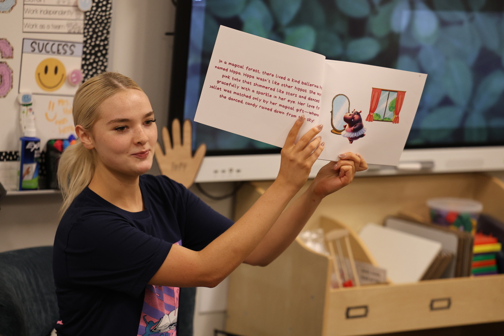 📚✨ The CHS Creative Writing Class of 2025 brought their stories to life today!  After studying the art of children’s literature, our seniors worked in pairs to plan, draft, and publish their own original picture books — with some even illustrating their stories by hand! 🖍️📖  Today, they shared their finished books with kindergarteners at CES, making for a magical day full of imagination, storytelling, and smiles! #CaldwellProud #CaldwellISD