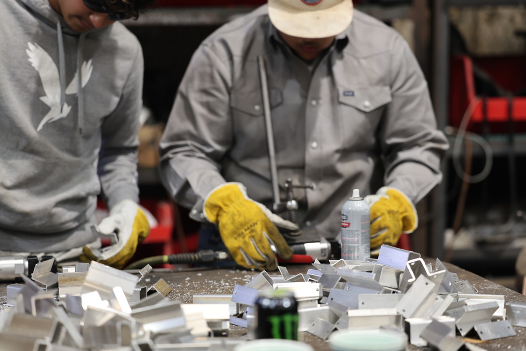Yesterday, one of our very own Hornets stepped up in a big way—spending the day at JackRabbit Mfg. to help their team meet a tight production deadline during an eight-hour shift.  These young men cut, filed, and punched 2,000 aluminum clips—demonstrating grit, teamwork, and a great attitude every step of the way.  A huge thank you to JackRabbit Mfg. for giving our students the opportunity to gain hands-on experience in the trades. This is what real-world learning looks like, and we’re incredibly proud of how our Hornets represented Caldwell High! 💪🔧