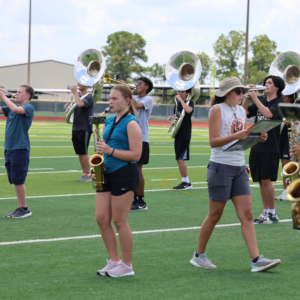 𝐌𝐚𝐫𝐜𝐡𝐢𝐧𝐠 𝐢𝐧𝐭𝐨 𝐭𝐡𝐞 𝐒𝐞𝐚𝐬𝐨𝐧 🎶 The Hornet Band is back on the field and sounding better than ever! From early rehearsals to afternoon heat, they’re bringing the energy and perfecting every step. 🎺🥁 #CaldwellProud #CaldellISD