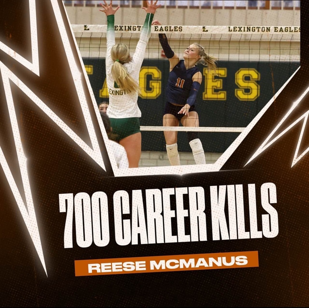 🏐🔥 Huge milestone for Lady Hornet Volleyball! Reese McManus has officially reached 𝟳𝟬𝟬 𝗰𝗮𝗿𝗲𝗲𝗿 𝗸𝗶𝗹𝗹𝘀! Her hard work, consistency, and competitive spirit continue to make a big impact on the court.   Congrats, Reese! 👏 #CaldwellProud #CaldwellISD
