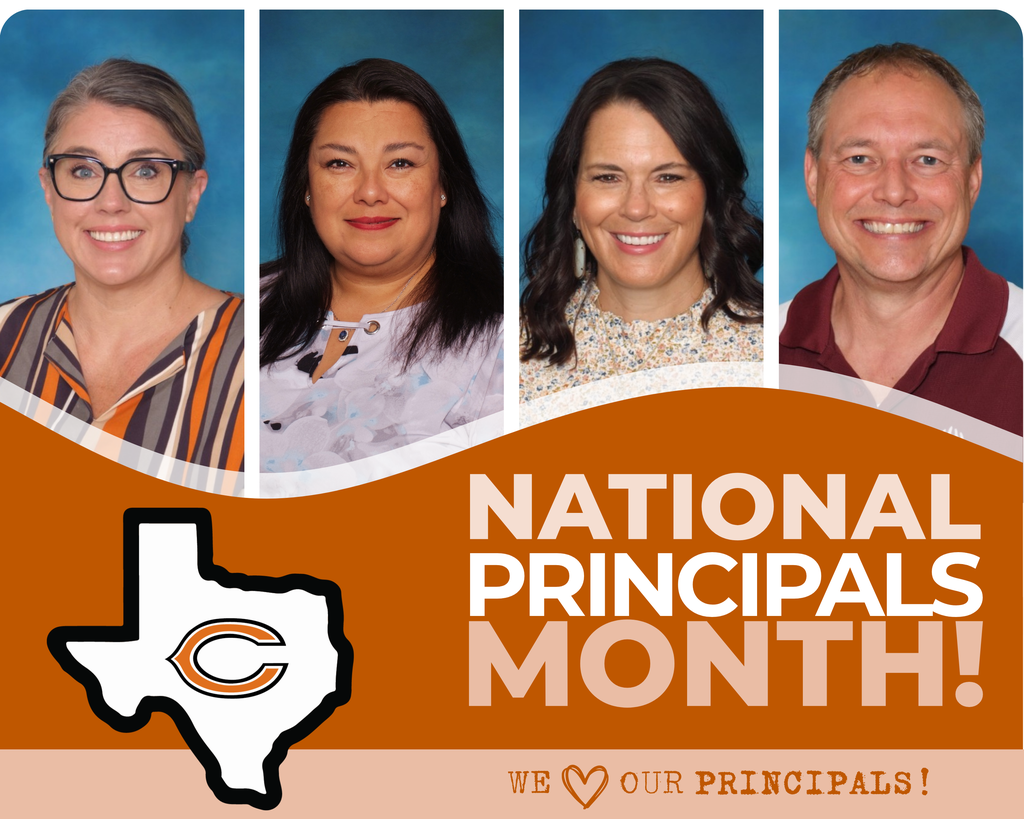 🎉 𝐇𝐚𝐩𝐩𝐲 𝐍𝐚𝐭𝐢𝐨𝐧𝐚𝐥 𝐏𝐫𝐢𝐧𝐜𝐢𝐩𝐚𝐥𝐬 𝐌𝐨𝐧𝐭𝐡! 🎉 We are grateful for the dedication, leadership, and support of our Caldwell ISD principals. Thank you for the countless ways you guide, inspire, and make a difference every day for our students and staff!   #NationalPrincipalsMonth #ThankAPrincipal #CaldwellProud #CaldwellISD