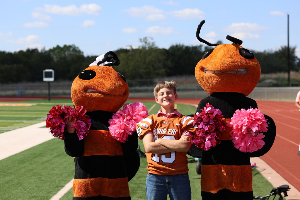 💗 𝐏𝐢𝐧𝐤 𝐎𝐮𝐭 𝐏𝐞𝐩 𝐑𝐚𝐥𝐥𝐲 𝐚𝐭 𝐂𝐉𝐇! 💗  Caldwell Junior High showed their Hornet spirit and support for Breast Cancer Awareness during today’s Pink Out Pep Rally! 🧡🤍💗 It was a great afternoon filled with energy, encouragement, and 𝗛𝗢𝗥𝗡𝗘𝗧 𝗣𝗥𝗜𝗗𝗘!  #CaldwellProud #CaldwellISD