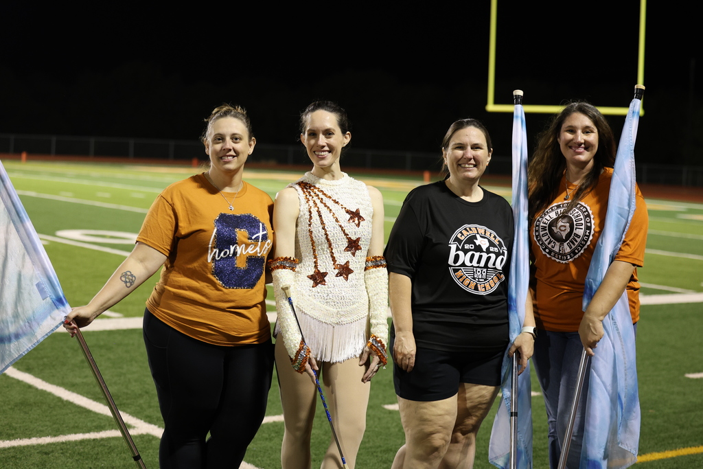 🎶 𝗜𝗡 𝗖𝗔𝗦𝗘 𝗬𝗢𝗨 𝗠𝗜𝗦𝗦𝗘𝗗 𝗜𝗧... 🎶  During halftime of last Friday’s Homecoming football game vs. Giddings, the Caldwell High School Band celebrated an incredible milestone — 𝟭𝟬𝟬 𝘆𝗲𝗮𝗿𝘀 𝗼𝗳 𝗖𝗛𝗦 𝗕𝗮𝗻𝗱 𝗵𝗶𝘀𝘁𝗼𝗿𝘆! 🧡🤍  Over 𝟳𝟬 𝗮𝗹𝘂𝗺𝗻𝗶 joined current band members on the field for a memorable performance that featured musicians, color guard, and even a twirler! Together, they formed a “𝟭𝟬𝟬” 𝗳𝗼𝗿𝗺𝗮𝘁𝗶𝗼𝗻 to commemorate this special anniversary and honor a century of music, pride, and tradition.  Thank you to all our band alumni who returned to make this celebration one to remember! 🎺✨  #CaldwellProud #CaldwellISD #CHSBand100
