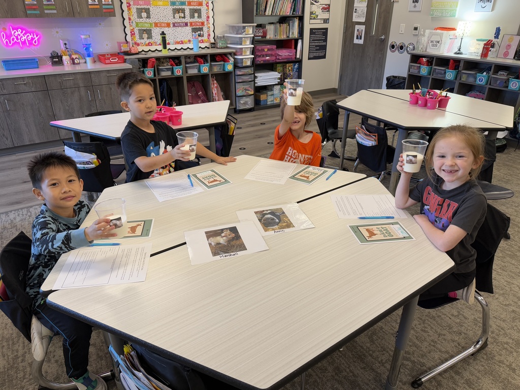 ๐๐ฅOur first grade GT students had an engaging, hands-on lesson about goats with Mrs. Best today! They loved learning all about milking goats and making popsicles from a farm in Needville, Texas. Students learned about different types of goats and the milking process. The highlight of the day was learning how the farm makes popsicles and getting to taste goat milk! 2 out of the 4 approved the goatโs milk! ๐ฅ