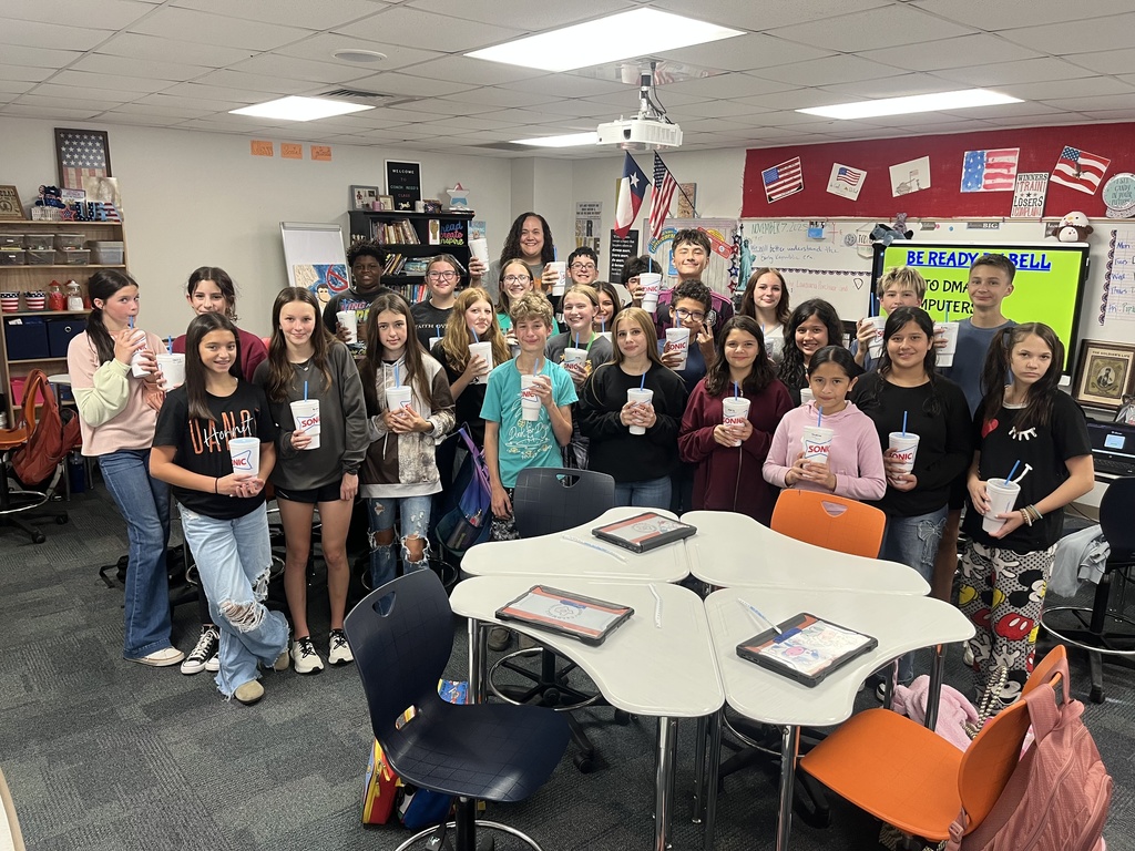 ๐ Big shoutout to ๐ ๐ฟ๐. ๐ฅ๐ฒ๐ฒ๐ฑโ๐ ๐ด๐๐ต ๐ฝ๐ฒ๐ฟ๐ถ๐ผ๐ฑ ๐ฎ๐ ๐๐ฎ๐น๐ฑ๐๐ฒ๐น๐น ๐๐๐ป๐ถ๐ผ๐ฟ ๐๐ถ๐ด๐ต for earning the highest attendance in October! Showing up pays off โ and they celebrated with Sonic drinks! ๐ฅค #CaldwellProud #CaldwellISD