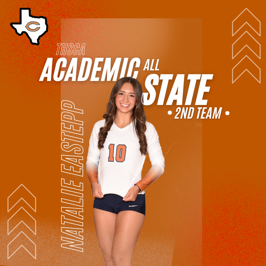 More great news for Lady Hornet Volleyball! 🧡 Congratulations to these athletes for earning 𝗧𝗛𝗦𝗖𝗔 𝗔𝗰𝗮𝗱𝗲𝗺𝗶𝗰 𝗔𝗹𝗹-𝗦𝘁𝗮𝘁𝗲 𝗥𝗲𝗰𝗼𝗴𝗻𝗶𝘁𝗶𝗼𝗻:  𝟮𝗻𝗱 𝗧𝗲𝗮𝗺: Natalie Eastepp 𝗛𝗼𝗻𝗼𝗿𝗮𝗯𝗹𝗲 𝗠𝗲𝗻𝘁𝗶𝗼𝗻: Kaely Brown, Reese McManus  We are so proud of their commitment both on the court and in the classroom! #CaldwellProud #CaldwellISD