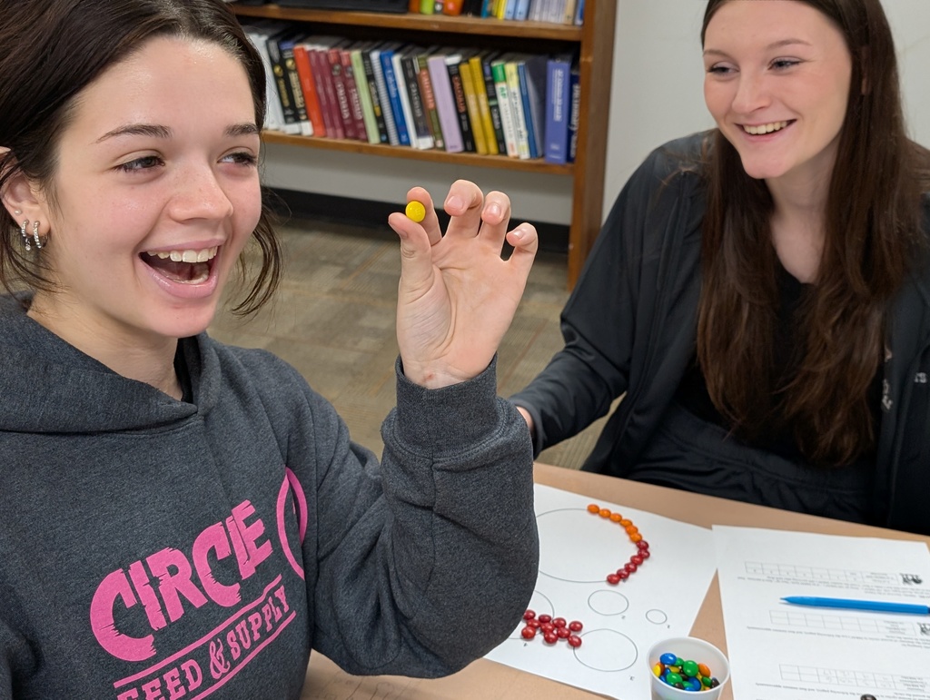 Our Caldwell High School Precalculus students turned M&Ms into math yesterday! ๐ฌ They gathered data and used it to build mathematical models โ deciding whether each scenario fit a linear, quadratic, or exponential equation. Hands-on learning and a sweet Friday treat!