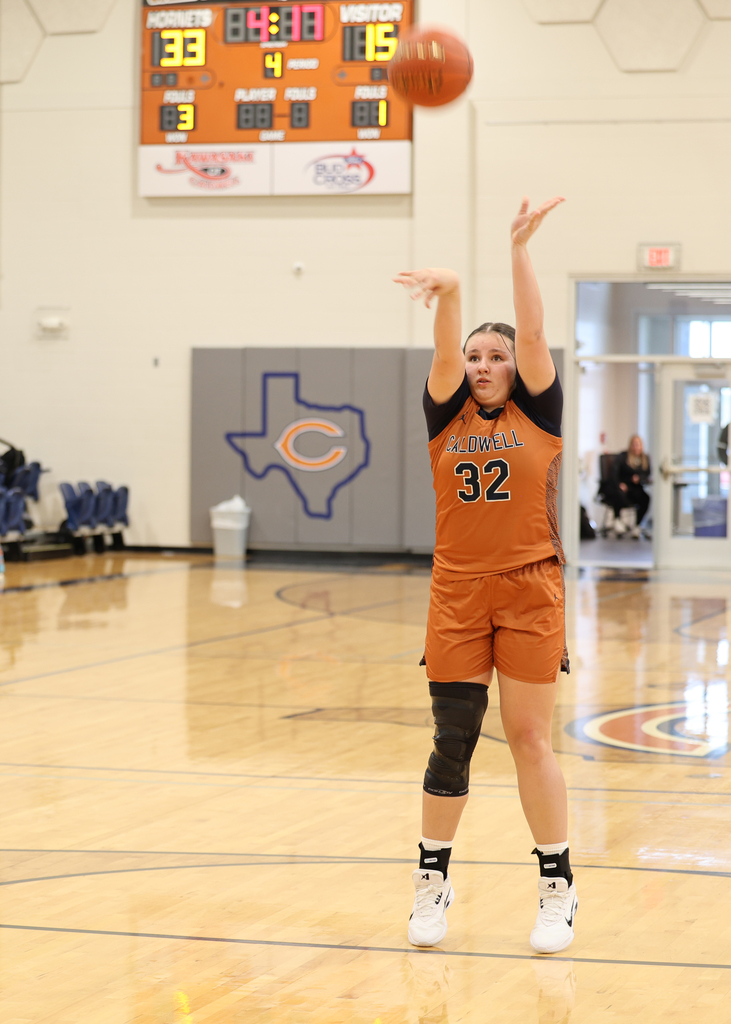 Our 𝗟𝗮𝗱𝘆 𝗛𝗼𝗿𝗻𝗲𝘁𝘀 hit the court today as we kicked off our home basketball tournament! Proud of their hustle and teamwork — good luck the rest of the weekend! 🏀 #CaldwellProud #CaldwellISD