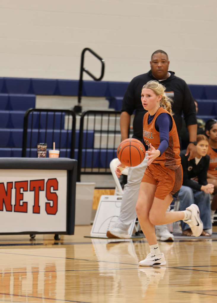 Our 𝗟𝗮𝗱𝘆 𝗛𝗼𝗿𝗻𝗲𝘁𝘀 hit the court today as we kicked off our home basketball tournament! Proud of their hustle and teamwork — good luck the rest of the weekend! 🏀 #CaldwellProud #CaldwellISD