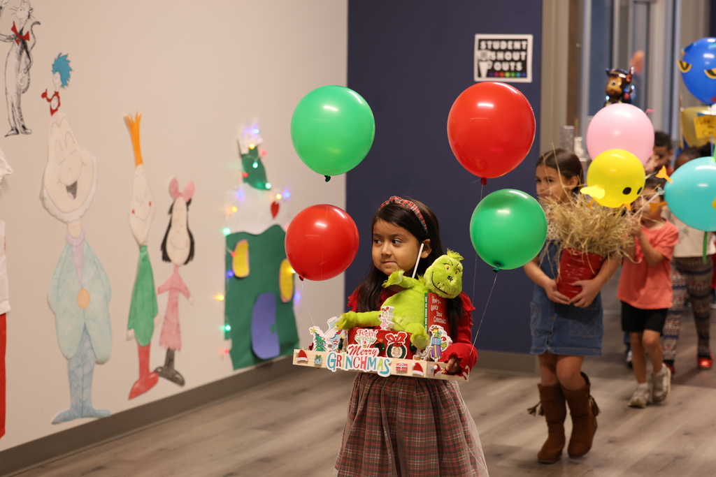 ✨ 𝘽𝙖𝙡𝙡𝙤𝙤𝙣𝙨 𝙊𝙫𝙚𝙧 𝘾𝙀𝙎! 🎈 Our Kindergarteners brought their favorite book characters to life today with the sweetest balloon creations — then paraded through the halls to show them off! Our littlest learners sure know how to make a school day magical. 💛 #CaldwellProud #CaldwellISD