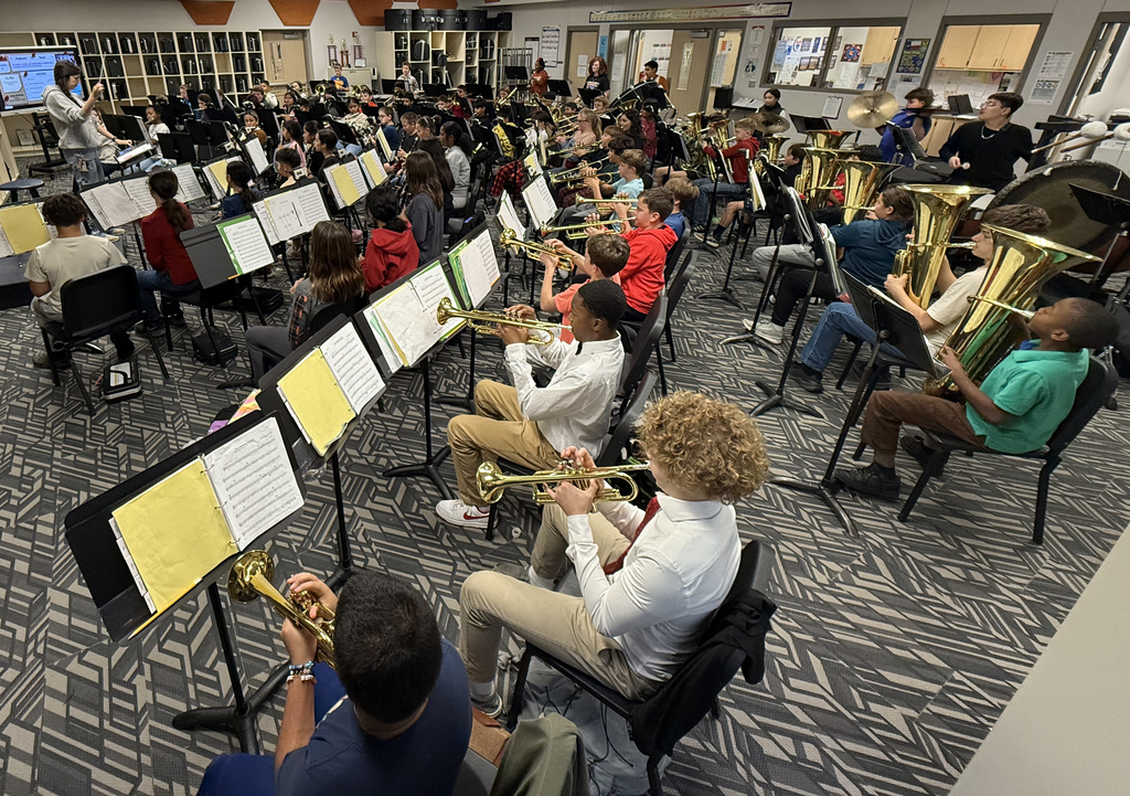 🎶 Our Beginner Band is 𝘣𝘪𝘨𝘨𝘦𝘳 𝘢𝘯𝘥 𝘣𝘦𝘵𝘵𝘦𝘳 𝘵𝘩𝘢𝘯 𝘦𝘷𝘦𝘳! Nearly 𝟴𝟬 𝗻𝗲𝘄 𝗺𝘂𝘀𝗶𝗰𝗶𝗮𝗻𝘀 gathered for their first combined rehearsal today, preparing for their upcoming premiere. These students (and directors!) put in a tremendous amount of work to bring each performance to life.  Join us for the 𝗕𝗲𝗴𝗶𝗻𝗻𝗲𝗿 𝗕𝗮𝗻𝗱 𝗣𝗿𝗲𝗺𝗶𝗲𝗿𝗲 𝗖𝗼𝗻𝗰𝗲𝗿𝘁 on 𝗗𝗲𝗰𝗲𝗺𝗯𝗲𝗿 𝟭𝟭𝘁𝗵 𝗮𝘁 𝟲:𝟯𝟬 𝗣𝗠 in the CHS Auditorium to celebrate their talent and dedication! #CaldwellProud #CaldwellISD