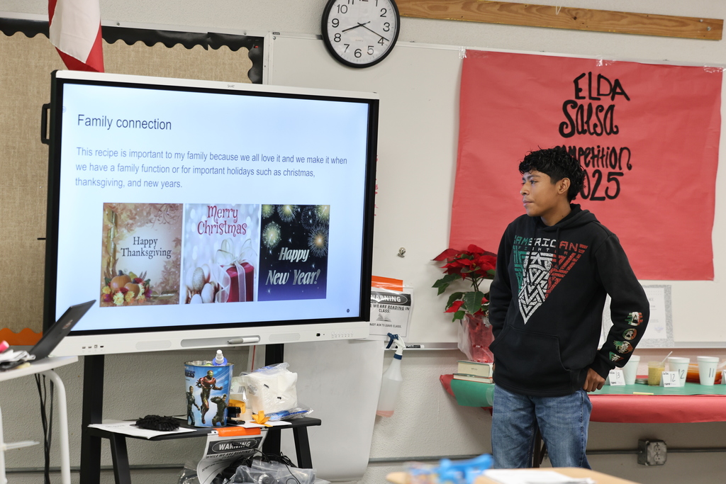 Mrs. McMullen’s ELDA students wrapped up the semester with a creative and meaningful project—a salsa competition! Students presented detailed, step-by-step instructions for their recipes and explained the cultural or family connections behind their dip. 🔥🌶️  This hands-on project showcased their growth in reading, writing, speaking, and listening as they work to become more fluent bilingual students. #CaldwellProud #CaldwellISD