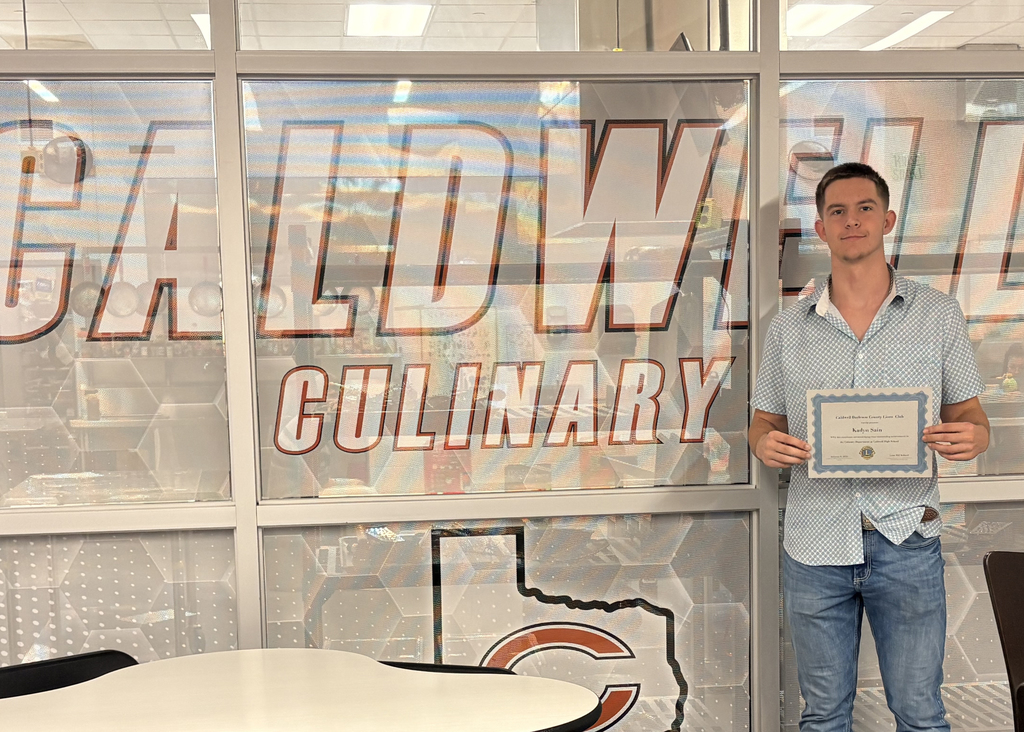 ๐ ๐๐ญ๐ฎ๐๐๐ง๐ญ ๐๐ฉ๐จ๐ญ๐ฅ๐ข๐ ๐ก๐ญ ๐ Congratulations to ๐๐ฎ๐ฑ๐๐ป ๐ฆ๐ฎ๐ถ๐ป, a ๐ท๐๐ป๐ถ๐ผ๐ฟ ๐ฎ๐ ๐๐ฎ๐น๐ฑ๐๐ฒ๐น๐น ๐๐ถ๐ด๐ต ๐ฆ๐ฐ๐ต๐ผ๐ผ๐น, for being named January CTE Student of the Month by the Burleson County Lions Club! ๐ฆ๐ Kadyn was recognized for his outstanding work and dedication in the ๐๐๐น๐ถ๐ป๐ฎ๐ฟ๐ ๐๐ฟ๐๐ ๐ฝ๐ฟ๐ผ๐ด๐ฟ๐ฎ๐บ ๐ฎ๐ ๐๐๐ฆ. Weโre proud of his hard work and the skills heโs building for the future. Way to go, Kadyn! ๐ฝ๏ธ๐ฅ #CaldwellProud #CaldwellISD