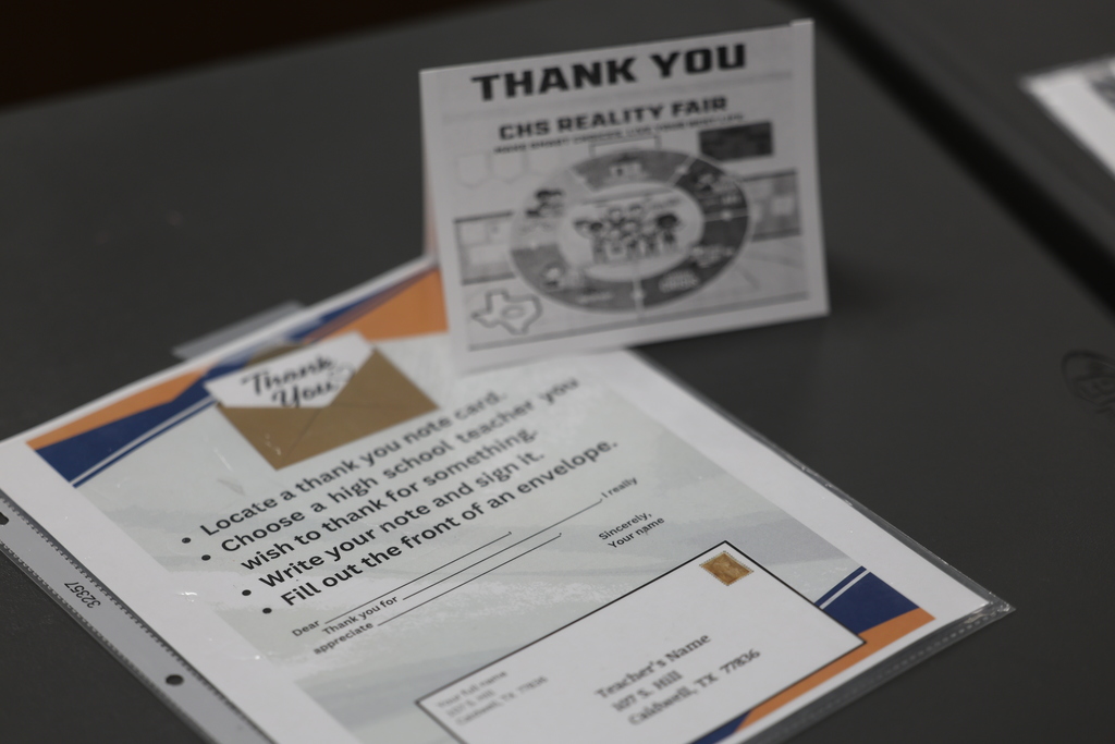 ✨🔑 𝗨𝗡𝗟𝗢𝗖𝗞𝗜𝗡𝗚 𝗥𝗘𝗔𝗟-𝗟𝗜𝗙𝗘 𝗟𝗘𝗔𝗥𝗡𝗜𝗡𝗚 🔑✨ All Caldwell High School seniors stepped into adulthood at the 𝟰𝘁𝗵 𝗔𝗻𝗻𝘂𝗮𝗹 𝗥𝗲𝗮𝗹𝗶𝘁𝘆 𝗙𝗮𝗶𝗿! This hands-on experience challenged students to budget, make financial decisions, and navigate real-world scenarios they’ll soon face beyond high school.  👏 A huge 𝘁𝗵𝗮𝗻𝗸 𝘆𝗼𝘂 to our incredible community and staff volunteers who made this event possible and guided our students every step of the way—your time and support truly make a difference.  🧀 Special shoutout to 𝗖𝗛𝗦 𝗮𝗱𝗺𝗶𝗻𝗶𝘀𝘁𝗿𝗮𝘁𝗶𝗼𝗻 for providing a beautiful charcuterie spread for our volunteers—you helped make the day extra special! #CaldwellProud #CaldwellISD