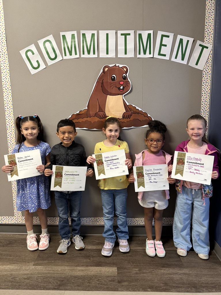 Our CES Character of the Month winners are showing what 𝗖𝗼𝗺𝗺𝗶𝘁𝗺𝗲𝗻𝘁 looks like! 💚  We are proud of these students for their dedication and responsibility in and out of the classroom. Keep shining! #CaldwellProud #CaldwellISD