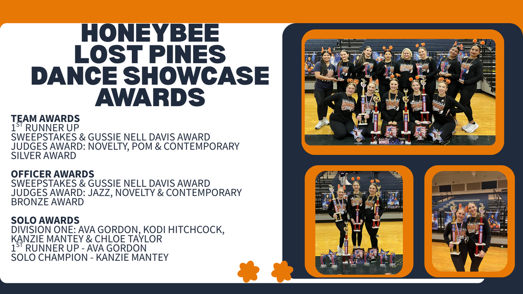 𝗧𝗵𝗲 𝗛𝗼𝗻𝗲𝘆𝗯𝗲𝗲𝘀 𝘀𝗵𝗼𝘄𝗲𝗱 𝘂𝗽 𝗮𝗻𝗱 𝗦𝗛𝗜𝗡𝗘𝗗 𝗮𝘁 𝗟𝗼𝘀𝘁 𝗣𝗶𝗻𝗲𝘀! ✨  Multiple Sweepstakes awards, Judges Awards in Jazz, Pom, Contemporary & Novelty, plus a Solo Champion and 1st Runner-Up finish! We couldn’t be prouder of this team! #CaldwellProud #CaldwellISD