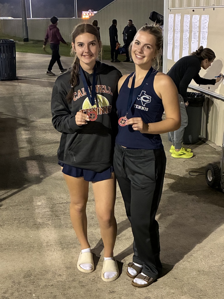 🎾 𝑯𝙤𝒓𝙣𝒆𝙩 𝙏𝙚𝙣𝙣𝙞𝙨 𝑻𝙖𝒌𝙚𝙨 𝙈𝒂𝙙𝒊𝙨𝒐𝙣𝒗𝙞𝒍𝙡𝒆! 🎾  Our tennis team turned in an outstanding performance at the Madisonville tournament:  🏆 𝟭𝘀𝘁 𝗣𝗹𝗮𝗰𝗲 𝗠𝗶𝘅𝗲𝗱 𝗗𝗼𝘂𝗯𝗹𝗲𝘀 – Cayden Zboril & Kylie Vogler 🏆 𝟭𝘀𝘁 𝗣𝗹𝗮𝗰𝗲 𝗕𝗼𝘆𝘀 𝗦𝗶𝗻𝗴𝗹𝗲𝘀 – Landon Vykukal 🥉 𝟯𝗿𝗱 𝗣𝗹𝗮𝗰𝗲 𝗕𝗼𝘆𝘀 𝗗𝗼𝘂𝗯𝗹𝗲𝘀 – Parker White & Billy Cochran 🥉 𝟯𝗿𝗱 𝗣𝗹𝗮𝗰𝗲 𝗚𝗶𝗿𝗹𝘀 𝗗𝗼𝘂𝗯𝗹𝗲𝘀 – Larisa Foster & Abby Vogler 🏅 𝟭𝘀𝘁 𝗣𝗹𝗮𝗰𝗲 𝗖𝗼𝗻𝘀𝗼𝗹𝗮𝘁𝗶𝗼𝗻 𝗠𝗶𝘅𝗲𝗱 𝗗𝗼𝘂𝗯𝗹𝗲𝘀 – Wyatt Beasley & Kamryn Gomez  What a strong showing on the court! We’re proud of the way these Hornets competed and represented Caldwell. #CaldwellProud #CaldwellISD