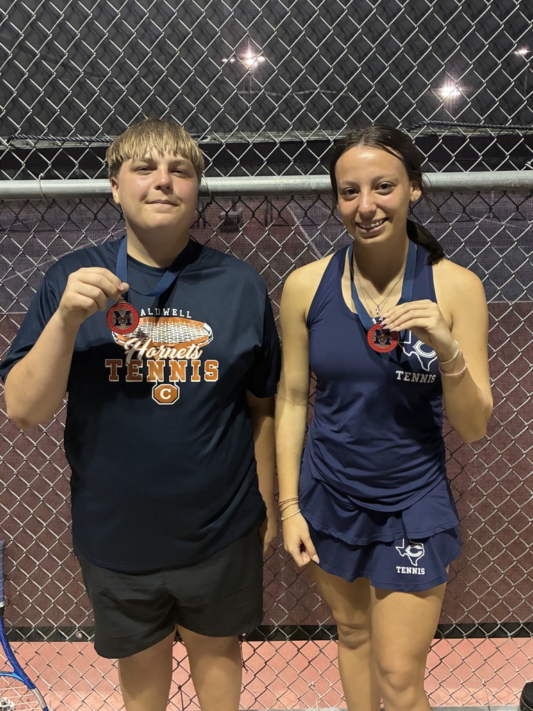 🎾 𝑯𝙤𝒓𝙣𝒆𝙩 𝙏𝙚𝙣𝙣𝙞𝙨 𝑻𝙖𝒌𝙚𝙨 𝙈𝒂𝙙𝒊𝙨𝒐𝙣𝒗𝙞𝒍𝙡𝒆! 🎾  Our tennis team turned in an outstanding performance at the Madisonville tournament:  🏆 𝟭𝘀𝘁 𝗣𝗹𝗮𝗰𝗲 𝗠𝗶𝘅𝗲𝗱 𝗗𝗼𝘂𝗯𝗹𝗲𝘀 – Cayden Zboril & Kylie Vogler 🏆 𝟭𝘀𝘁 𝗣𝗹𝗮𝗰𝗲 𝗕𝗼𝘆𝘀 𝗦𝗶𝗻𝗴𝗹𝗲𝘀 – Landon Vykukal 🥉 𝟯𝗿𝗱 𝗣𝗹𝗮𝗰𝗲 𝗕𝗼𝘆𝘀 𝗗𝗼𝘂𝗯𝗹𝗲𝘀 – Parker White & Billy Cochran 🥉 𝟯𝗿𝗱 𝗣𝗹𝗮𝗰𝗲 𝗚𝗶𝗿𝗹𝘀 𝗗𝗼𝘂𝗯𝗹𝗲𝘀 – Larisa Foster & Abby Vogler 🏅 𝟭𝘀𝘁 𝗣𝗹𝗮𝗰𝗲 𝗖𝗼𝗻𝘀𝗼𝗹𝗮𝘁𝗶𝗼𝗻 𝗠𝗶𝘅𝗲𝗱 𝗗𝗼𝘂𝗯𝗹𝗲𝘀 – Wyatt Beasley & Kamryn Gomez  What a strong showing on the court! We’re proud of the way these Hornets competed and represented Caldwell. #CaldwellProud #CaldwellISD