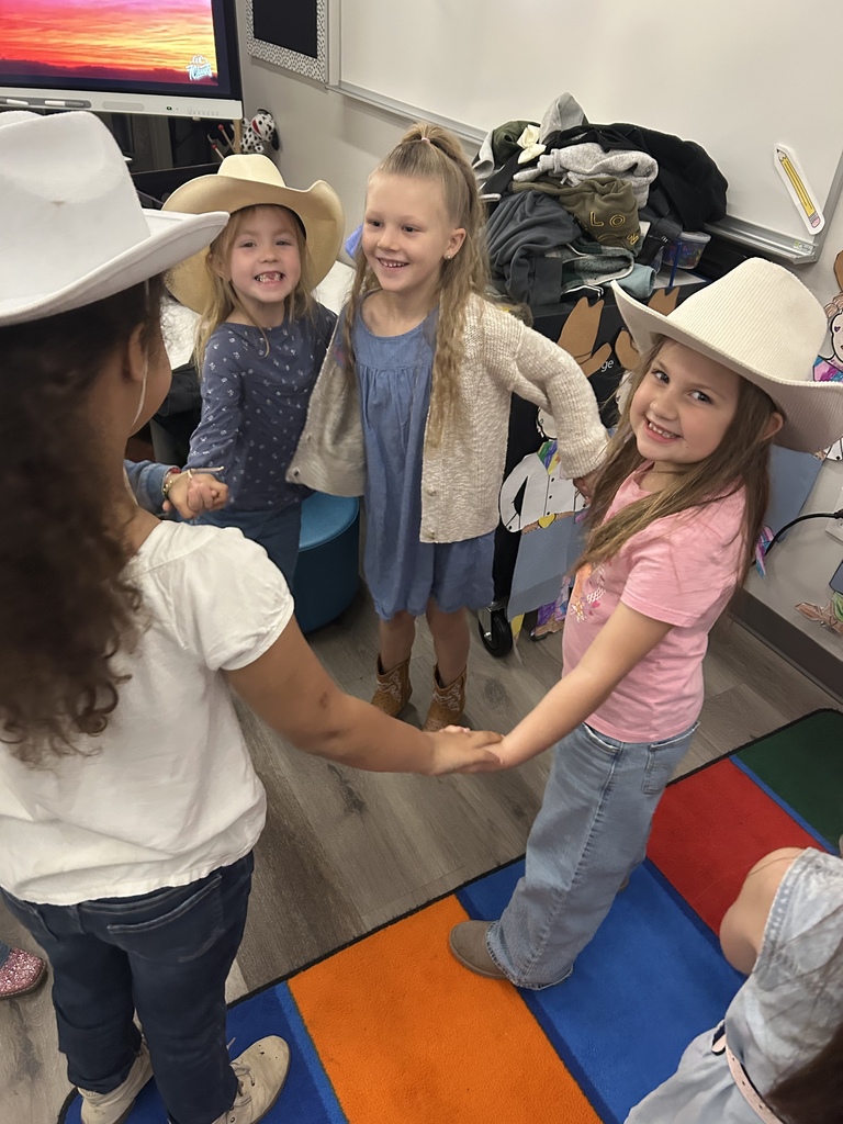 Yeehaw! 🤠  Kindergarten students celebrated the end of Texas Week with a Hoe-Down after reading Armadilly Chili and enjoying some chili together.  #CaldwellProud #CaldwellISD