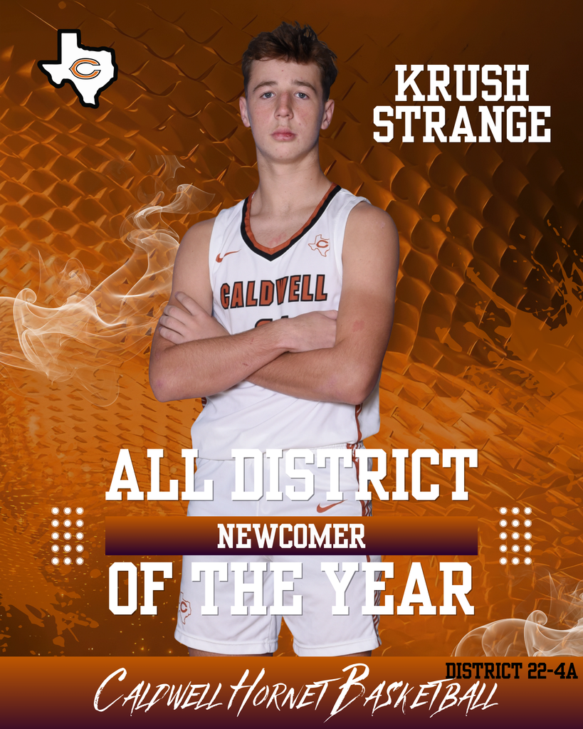 A big congratulations to our 𝗖𝗮𝗹𝗱𝘄𝗲𝗹𝗹 𝗛𝗼𝗿𝗻𝗲𝘁𝘀 𝗿𝗲𝗰𝗼𝗴𝗻𝗶𝘇𝗲𝗱 𝘄𝗶𝘁𝗵 𝗔𝗹𝗹-𝗗𝗶𝘀𝘁𝗿𝗶𝗰𝘁 𝗵𝗼𝗻𝗼𝗿𝘀!  🏀 𝗡𝗲𝘄𝗰𝗼𝗺𝗲𝗿 𝗼𝗳 𝘁𝗵𝗲 𝗬𝗲𝗮𝗿: Krush Strange 🏀 𝗦𝗲𝗰𝗼𝗻𝗱 𝗧𝗲𝗮𝗺: Cayden Zboril 🏀 𝗛𝗼𝗻𝗼𝗿𝗮𝗯𝗹𝗲 𝗠𝗲𝗻𝘁𝗶𝗼𝗻: Korbin Burns, Logan Colbert, Kayden Robertson  📚 𝗔𝗰𝗮𝗱𝗲𝗺𝗶𝗰 𝗔𝗹𝗹-𝗗𝗶𝘀𝘁𝗿𝗶𝗰𝘁: Cayden Zboril, Nathan Hermes, Logan Colbert, Krush Strange, Seth Towler, John Fryrear, Brayden Fraley, Jagorean Hewitt  Great work representing Caldwell both on the court and in the classroom! #CaldwellProud #CaldwellISD