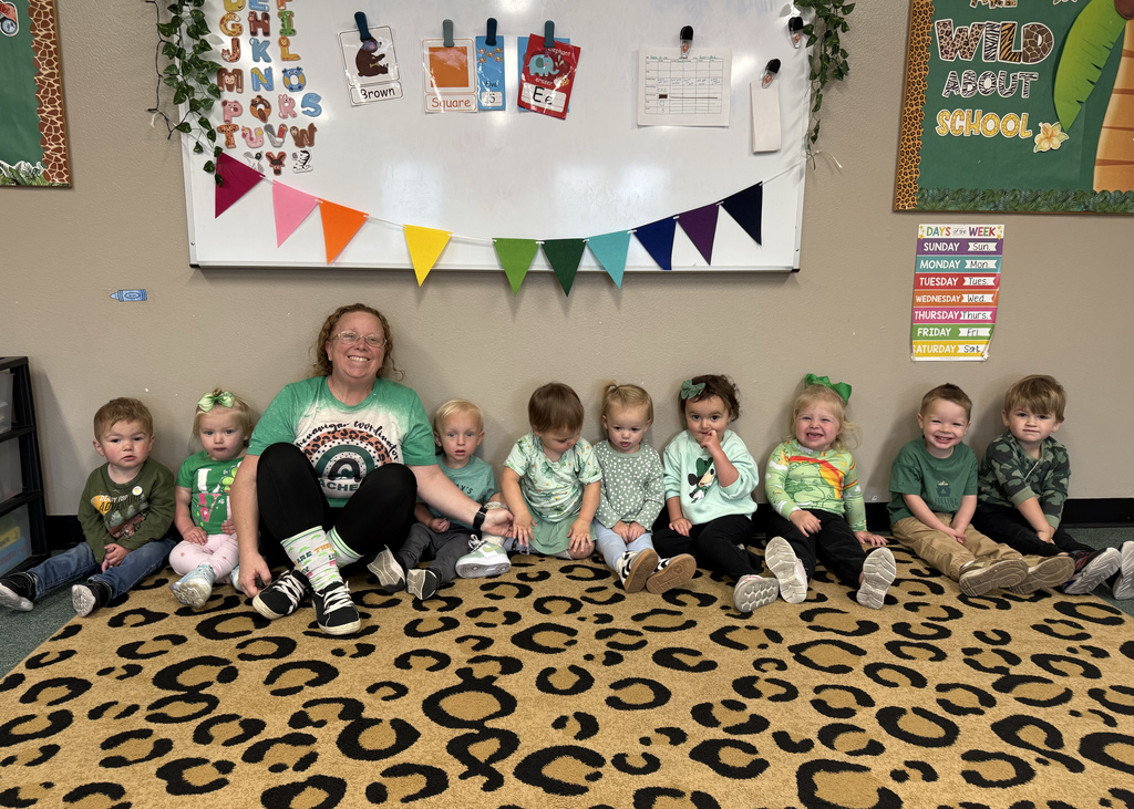 Cutest crew in green 💚🍀 Our Little Stingers are bringing all the smiles today!  #CaldwellProud #CaldwellISD