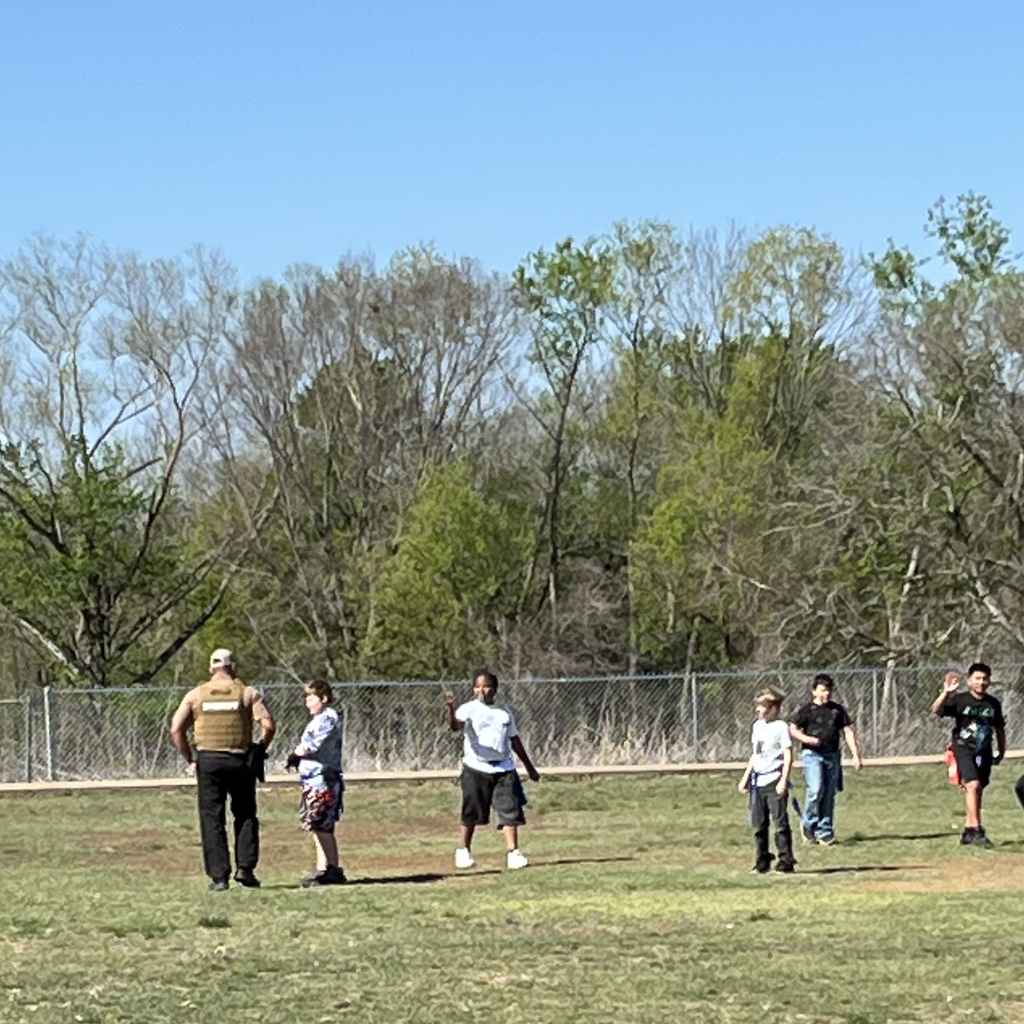 More than just keeping our campuses safe—building connections that matter. 🧡  Officer Guerrero joined 5th grade recess for a game of flag football today, and it was definitely a highlight! #CaldwellProud #CaldwellISD