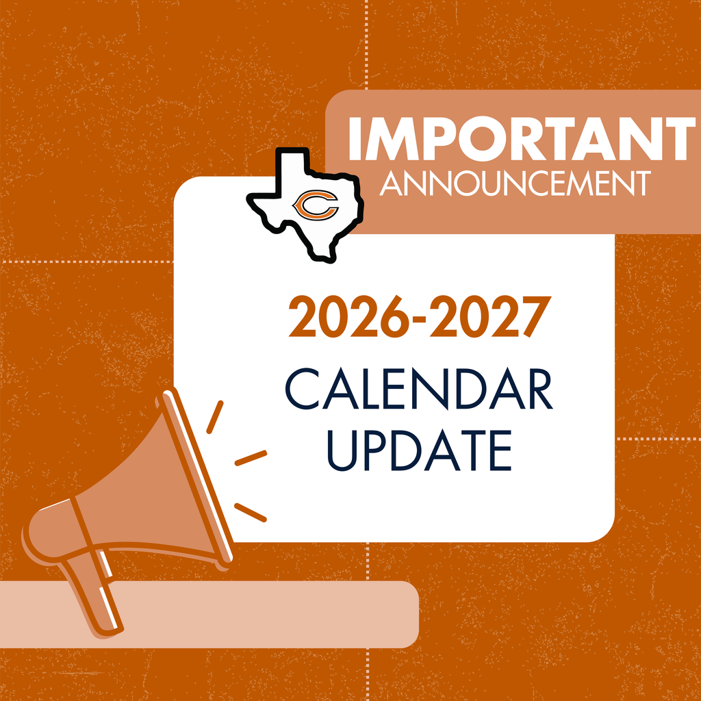 The updated Caldwell ISD academic calendar has been approved! Spring break now aligns with Texas A&M, and all campuses will follow a consistent 9-week grading period.