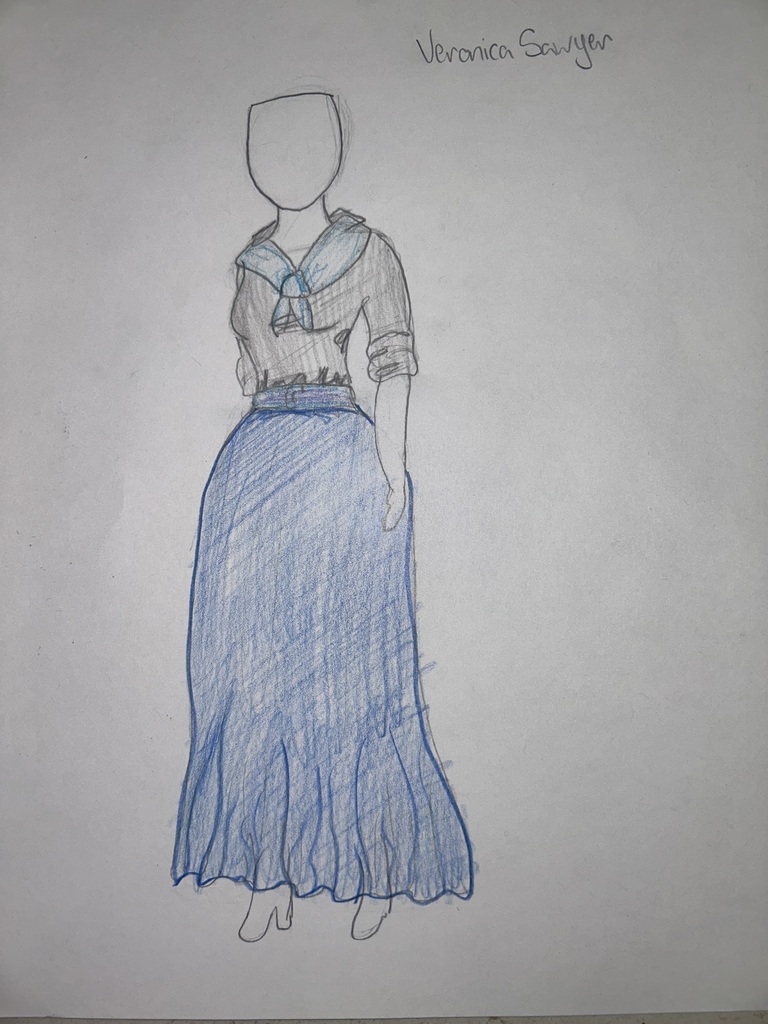 Creativity on full display in HS Theatre! 🎭🧡  Students reimagined their favorite characters from movies and plays in new time periods and styles, then brought their ideas to life through costume renderings. Check out some of their work! 👏 #CaldwellProud #CaldwellISD