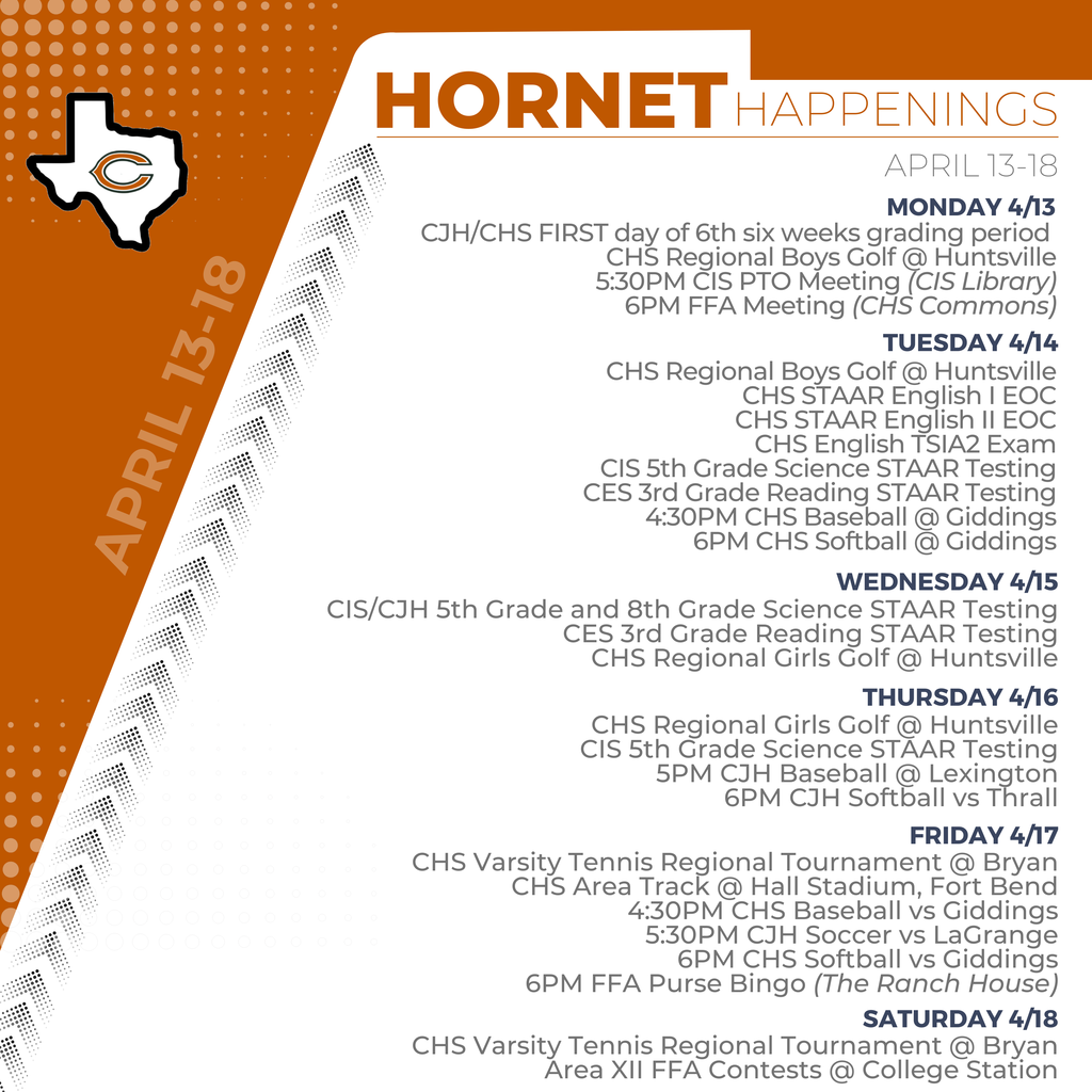 𝗛𝗢𝗥𝗡𝗘𝗧 𝗛𝗔𝗣𝗣𝗘𝗡𝗜𝗡𝗚𝗦 | 𝗔𝗽𝗿𝗶𝗹 𝟭𝟯–𝟭𝟴