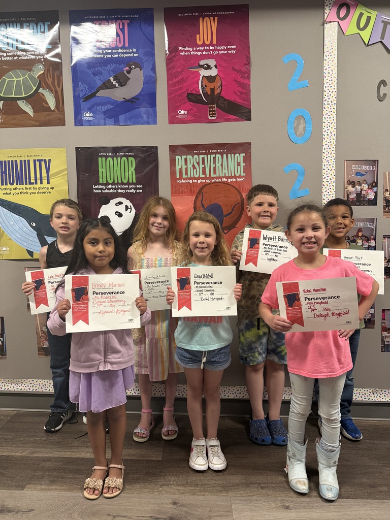 Perseverance isn't about never facing challenges—it's about refusing to give up when life gets hard. 💪🧡  Congratulations to our Caldwell Elementary students who were recognized for demonstrating our final Core Value of the school year: Perseverance! These Hornets showed determination, resilience, and a positive attitude even when things weren't easy.  We are proud of the character they display each day and can't wait to see how they continue to grow and succeed! 🐝  #CaldwellProud #CaldwellISD