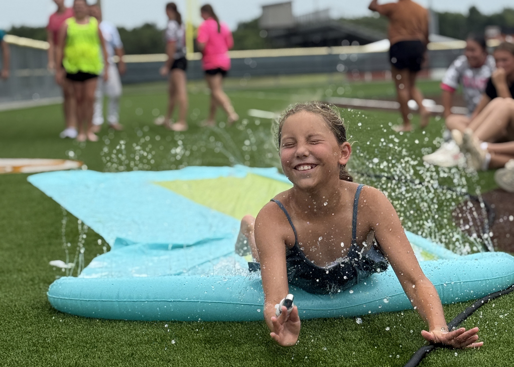 Sunshine, softball, and a slip 'n slide! ☀️🥎💦  Our future Lady Hornets wrapped up Softball Camp today with plenty of smiles and a well-earned cool down. Thanks to all of the campers and coaches for a great week!  #CaldwellProud #CaldwellISD