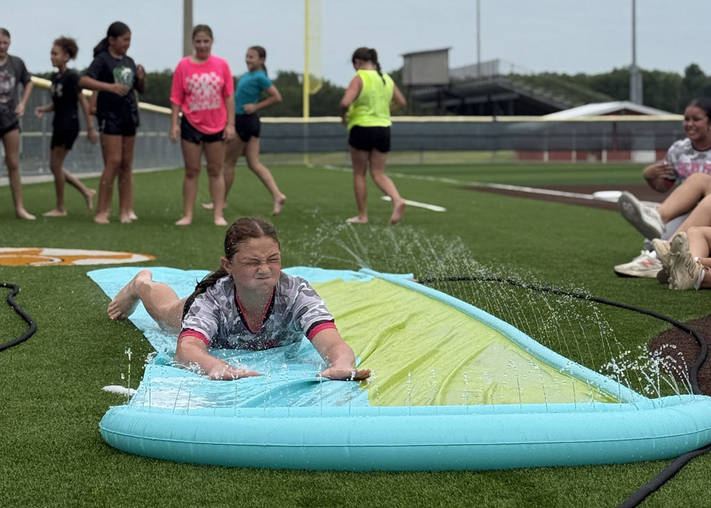 Sunshine, softball, and a slip 'n slide! ☀️🥎💦  Our future Lady Hornets wrapped up Softball Camp today with plenty of smiles and a well-earned cool down. Thanks to all of the campers and coaches for a great week!  #CaldwellProud #CaldwellISD