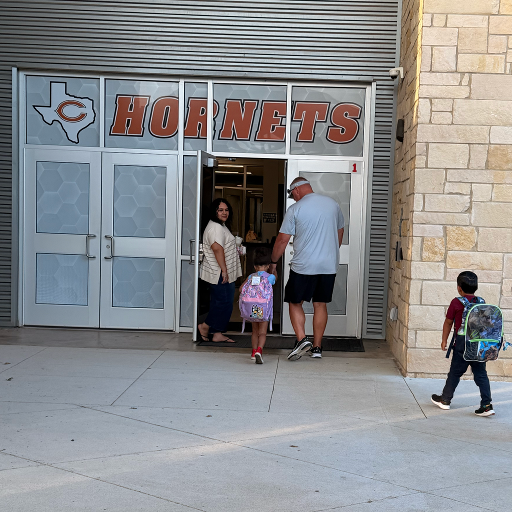 𝐅𝐫𝐢𝐝𝐚𝐲𝐬 𝐣𝐮𝐬𝐭 𝐟𝐞𝐞𝐥 𝐝𝐢𝐟𝐟𝐞𝐫𝐞𝐧𝐭 𝐚𝐫𝐨𝐮𝐧𝐝 𝐡𝐞𝐫𝐞. 🧡  From football players greeting students at car drop-off, to PTO spirit ribbons, to staff going ALL IN on the orange spirit wear 😂 — there was plenty of Hornet spirit to go around this morning!  We’re ready for Friday night! 🏈🙌 #CaldwellProud #CaldwellISD