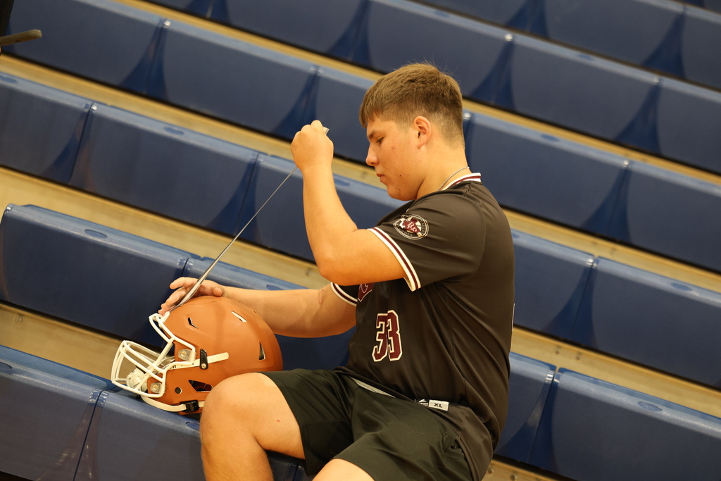 🏈 HELMETS WITH HEROES 🧡  This morning, our Hornet football players invited some of the heroes in their lives to help place the stripes on their helmets. It was a special opportunity to honor the people who encourage them, support them and help shape who they are—both on and off the field.  Thank you to everyone who joined us for this meaningful Hornet tradition!  #CaldwellProud #CaldwellISD