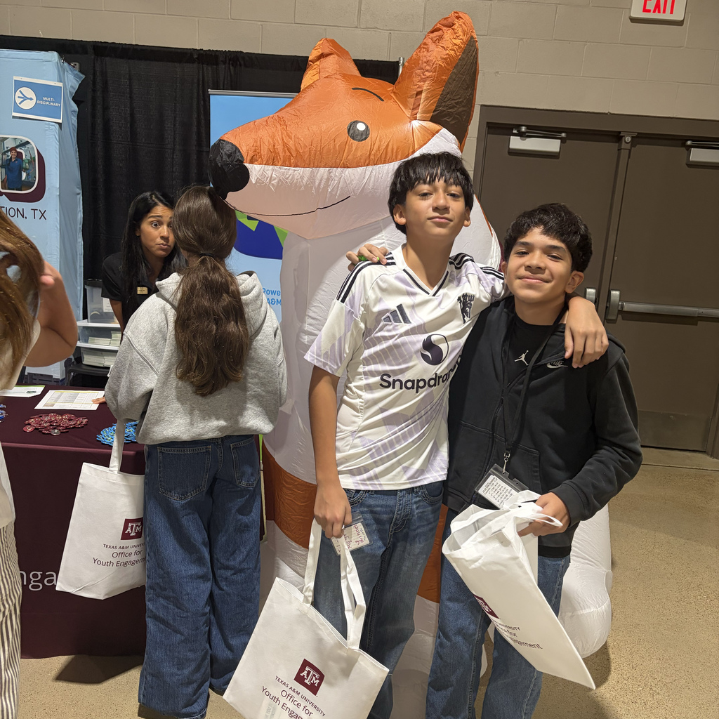 Big possibilities ahead! 🧡  Our CJH 8th graders attended the Youth Career Fair in Bryan/College Station today, exploring career paths and discovering opportunities for their futures. It’s never too early to start imagining what comes next!