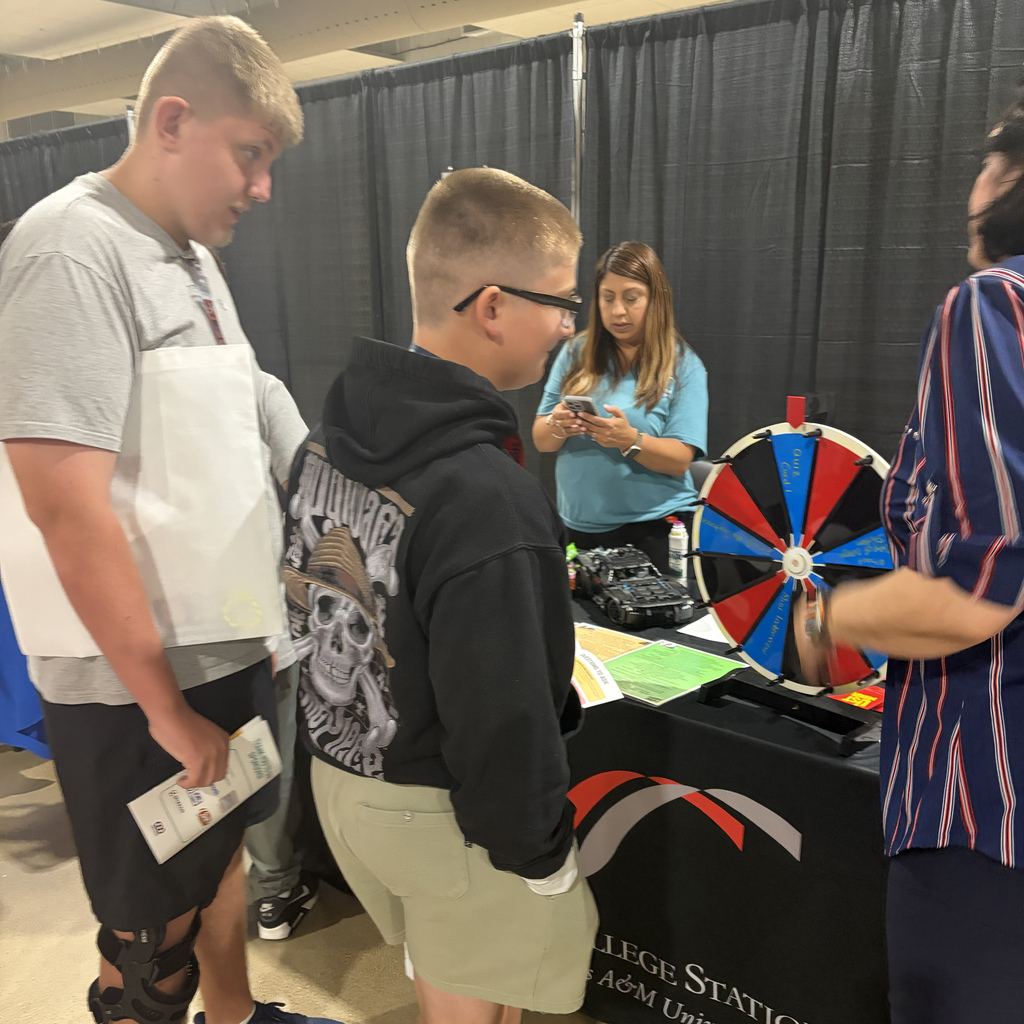 Big possibilities ahead! 🧡  Our CJH 8th graders attended the Youth Career Fair in Bryan/College Station today, exploring career paths and discovering opportunities for their futures. It’s never too early to start imagining what comes next!