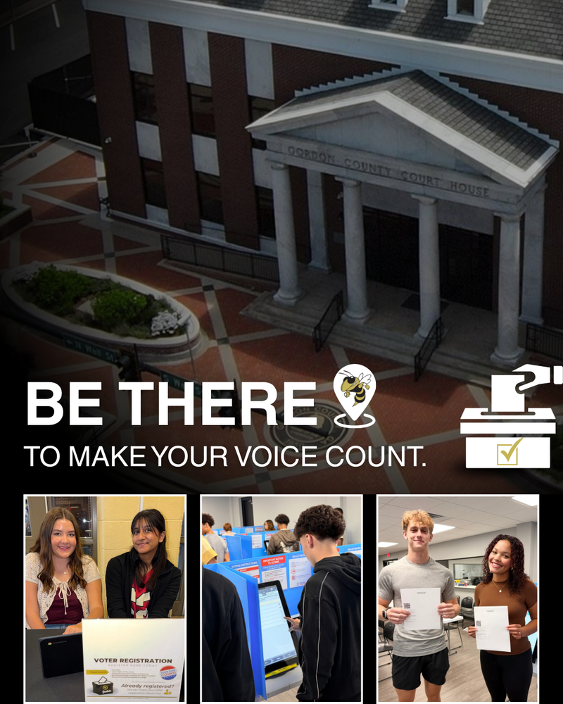Be There to make your voice count
