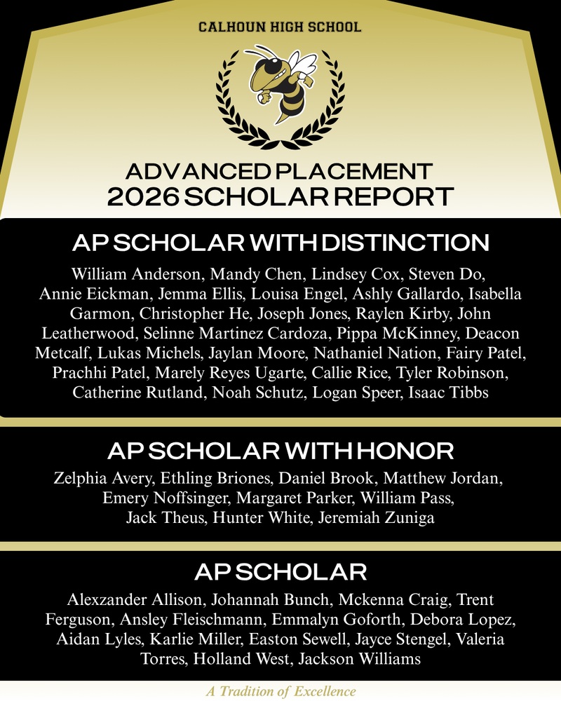 CHS 2026 AP Scholar Report