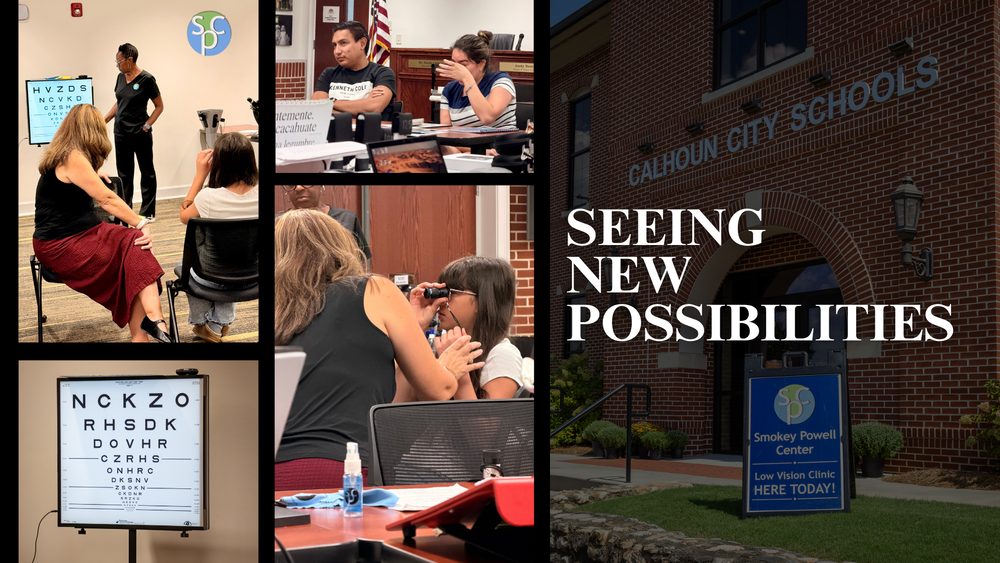 Seeing New Possibilities (low vision services collage cover)