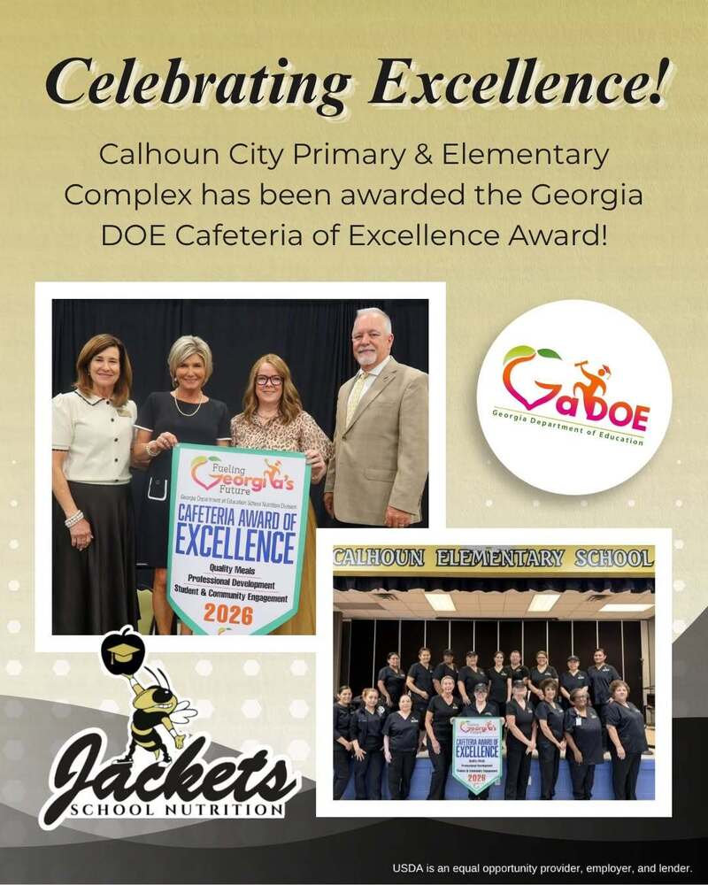 GaDOE Cafeteria of Excellence Award