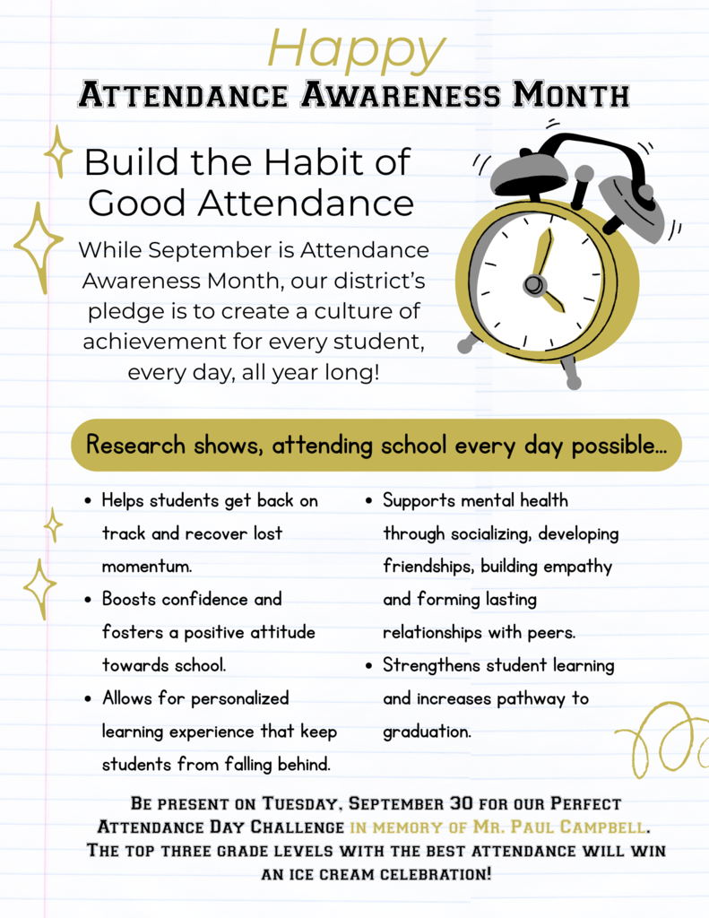 Attendance Awareness Month - Sept 2025