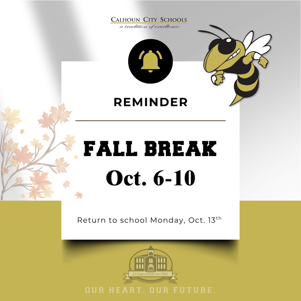 Fall Break Reminder