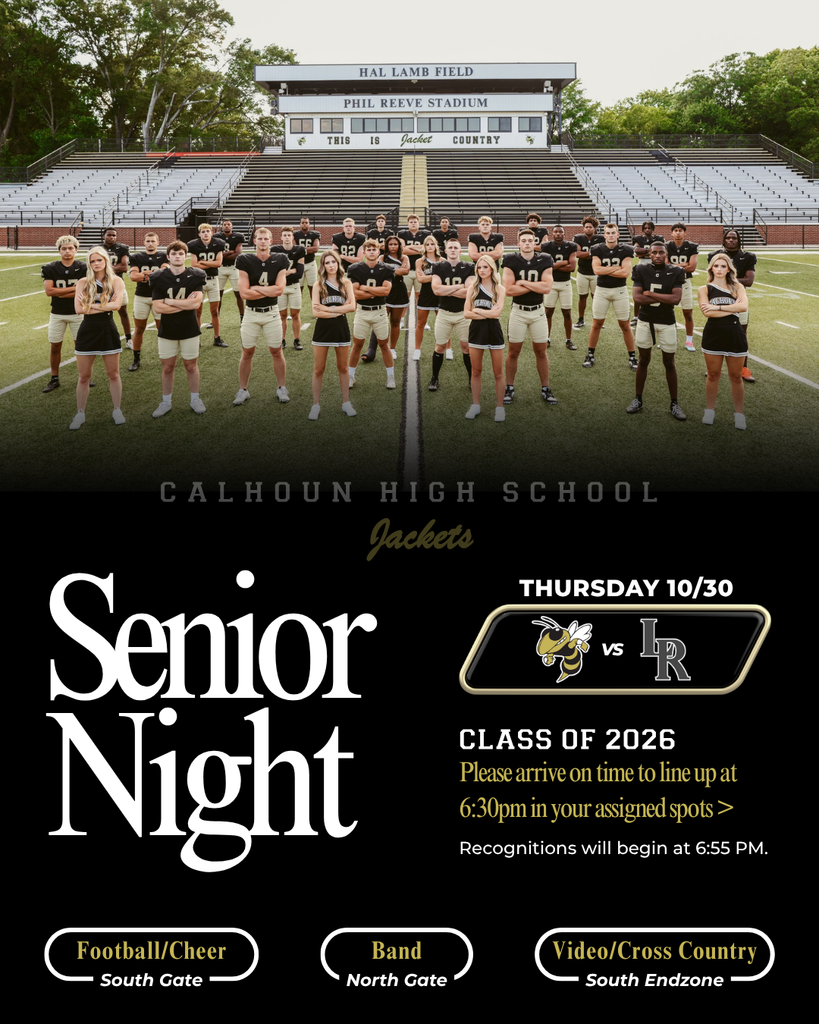 CHS Senior Night - Thursday, Oct. 30th