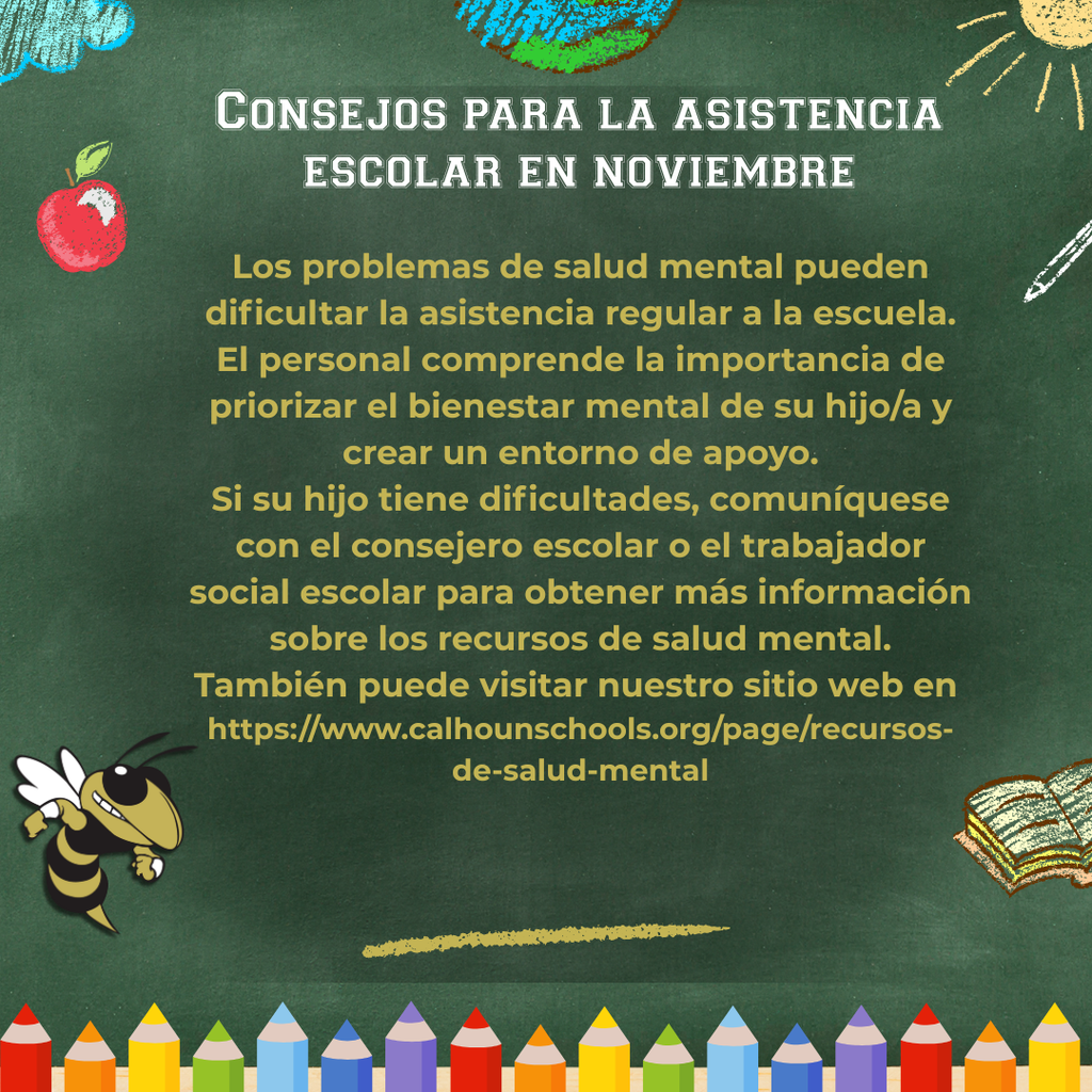 Attendance Tip of the Month (spanish)