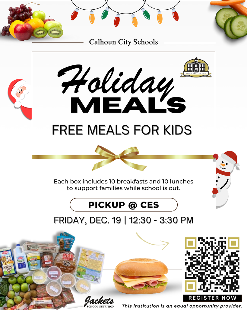 Holiday Meals - 10 free boxes for kids (English)