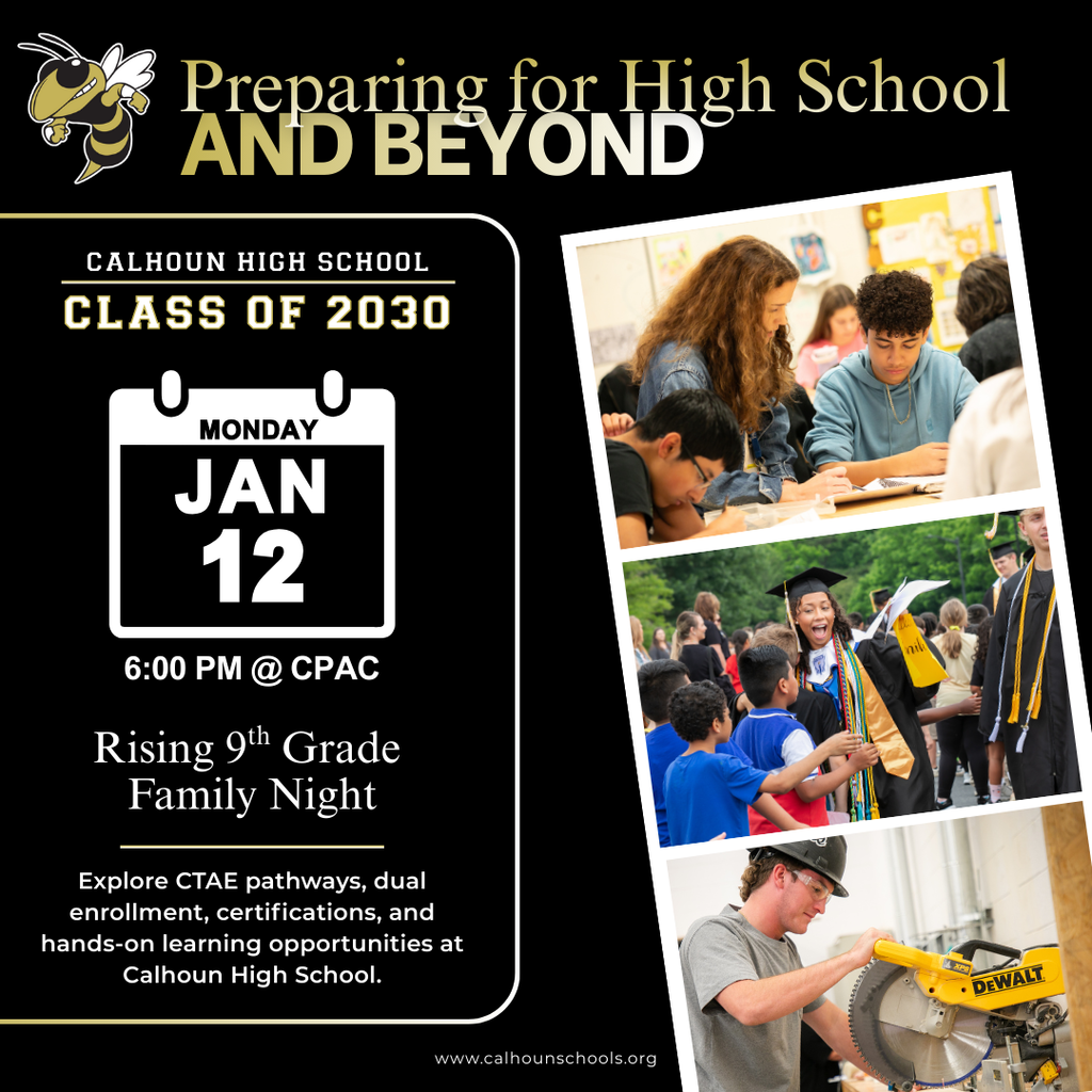 rising 9th parent night - Jan. 12, 2026 @ 6pm - CPAC