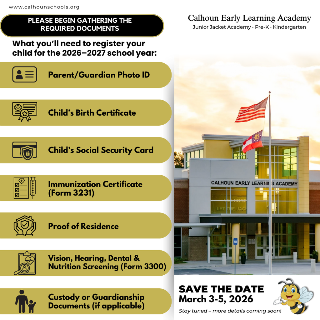 CELA Registration (26-27) - Save the Date: March 3-5, 2026 *required documents checklist